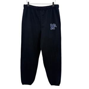 University of Memphis Tigers Mens XL Black Joggers Sweatpants Elastic Waist